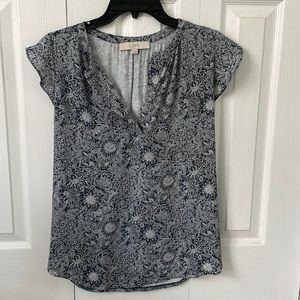 Loft Ruffle Sleeve Blouse